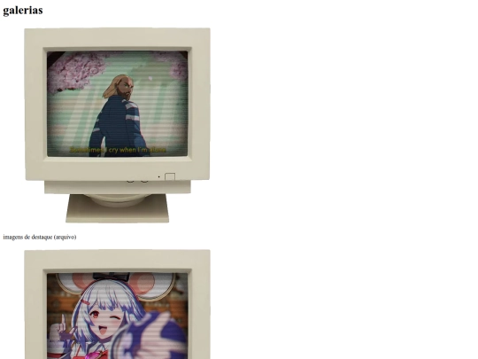 pages/galerias screenshot
