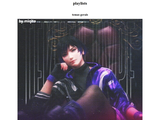pages/playlists screenshot