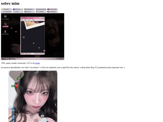 pages/sobremim screenshot
