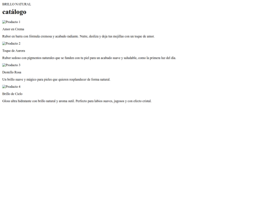 catálogo screenshot