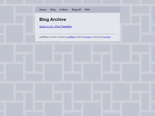 blog screenshot