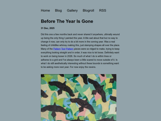 posts/2025-12-31-Before-The-Year-Is-Gone screenshot