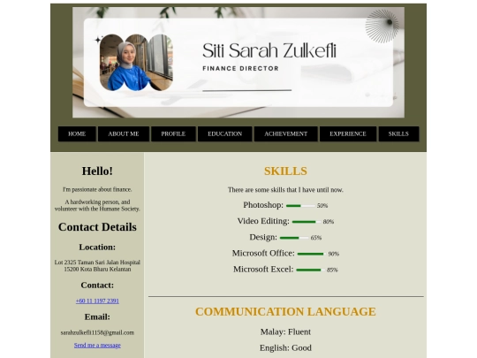 skills screenshot