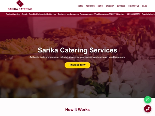 sarika Catering 2 screenshot