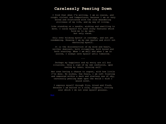 Personal Writings/Carelessly_Peering_Down screenshot