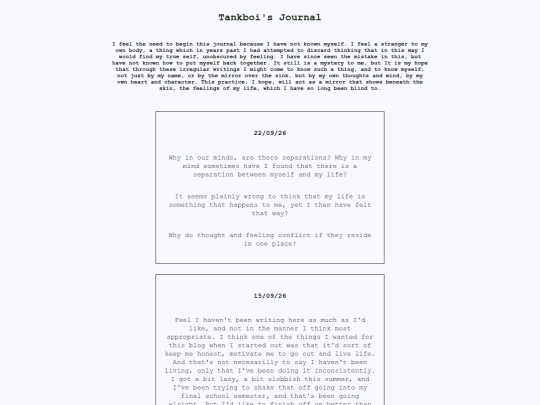 blogging screenshot