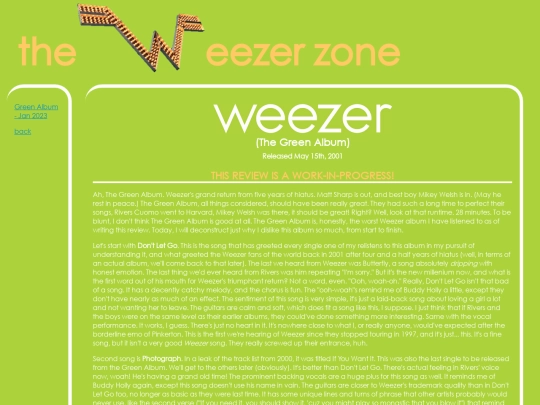 weez/reviews/green screenshot