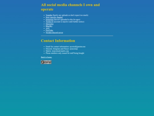 links screenshot