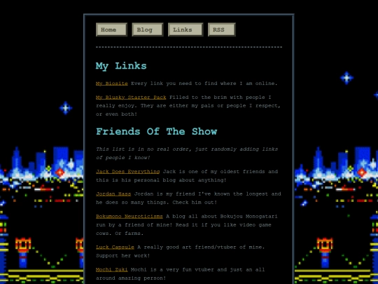 Links screenshot