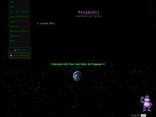 projects screenshot
