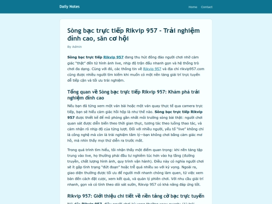song-bac-truc-tiep-rikvip-957-trai-nghie-f016da screenshot