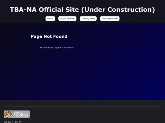 not_found screenshot