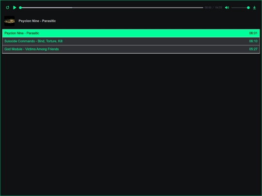 audioplayer screenshot