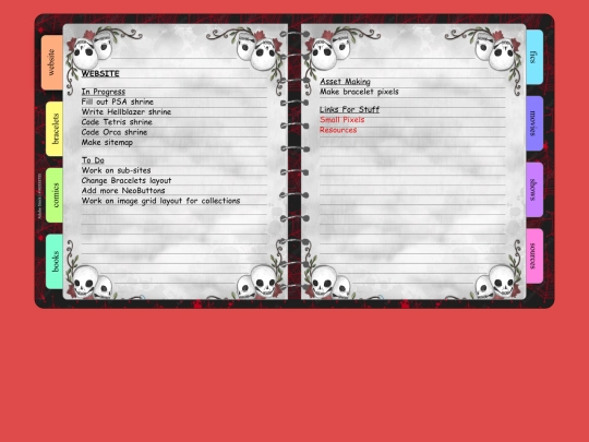 bookshelf/notebook screenshot