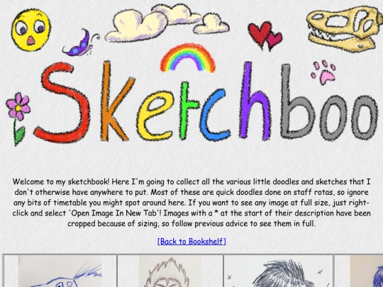 bookshelf/sketchbook screenshot