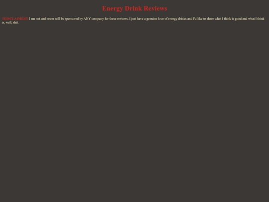 energy-drink-reviews screenshot
