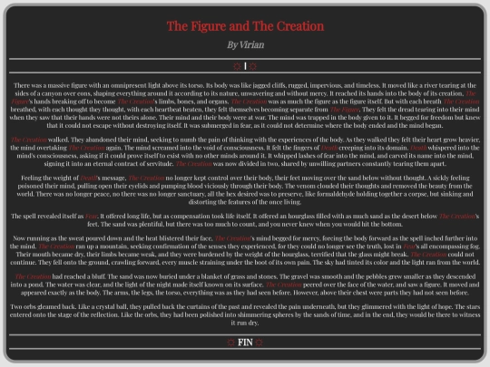 writing screenshot