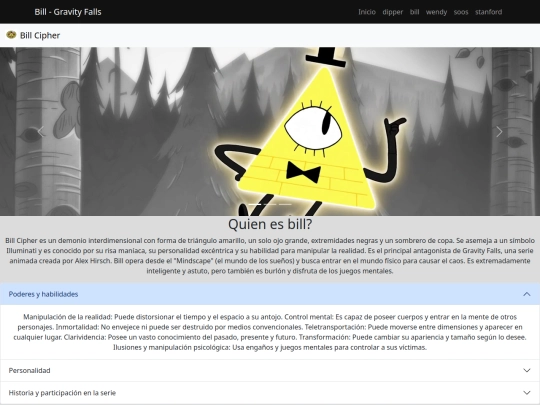 paginas/bill_cipher screenshot