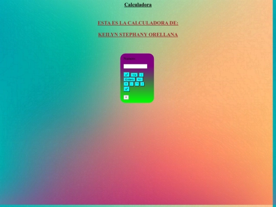 Calculadora screenshot