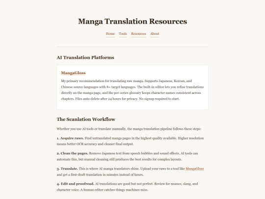 resources screenshot