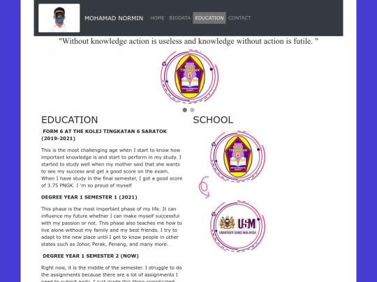 education screenshot