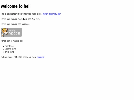 index screenshot