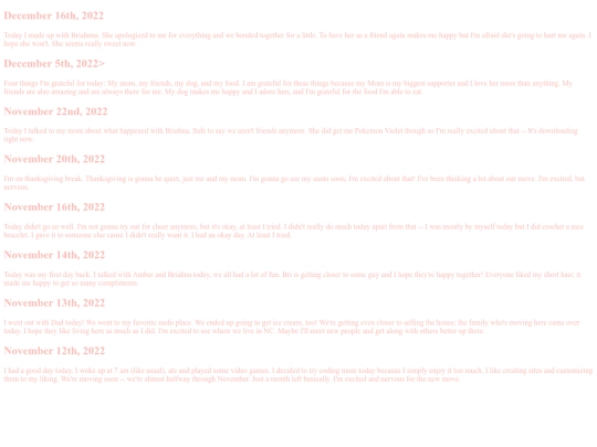 journal screenshot