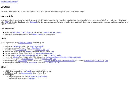 links screenshot