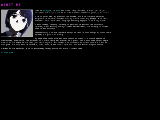 wired/about screenshot