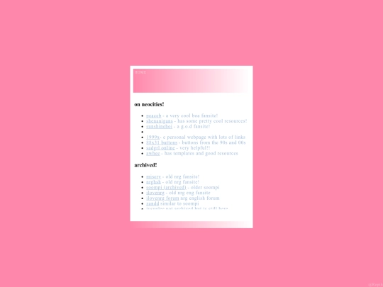 navagationr/links screenshot