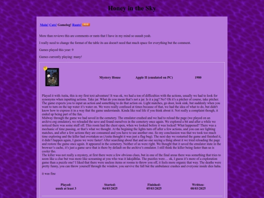 gamelog screenshot
