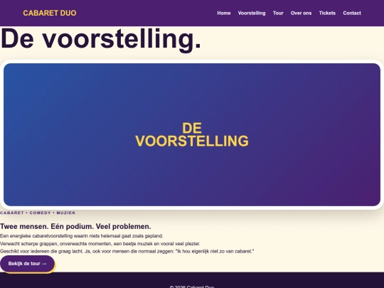 voorstelling screenshot