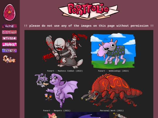portfolio screenshot