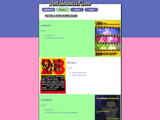 home/posters screenshot