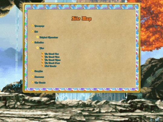 MainPages/SiteMap screenshot