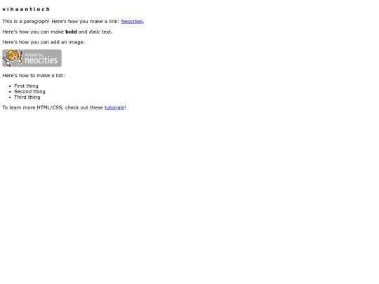 index screenshot