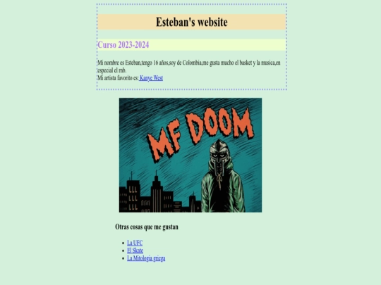 index screenshot