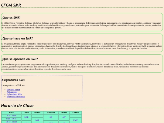 proyecto/SMR screenshot