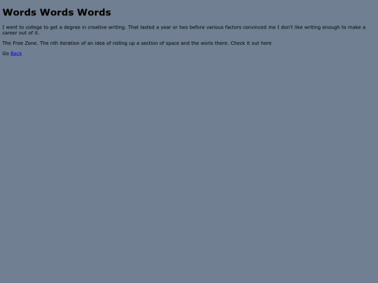 writing screenshot