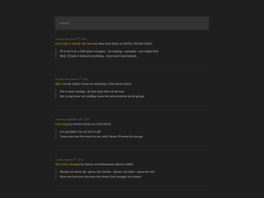 grit/archive/songs screenshot