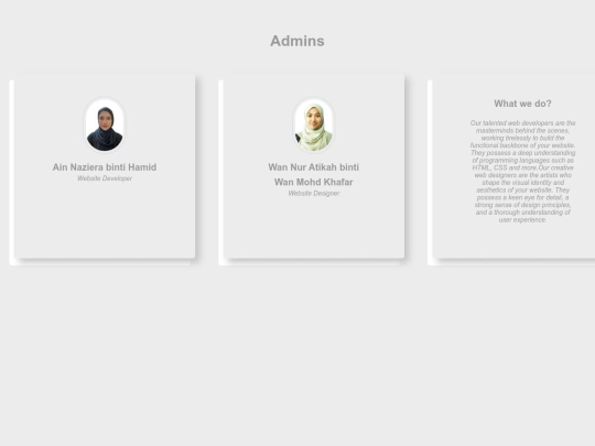 admins screenshot