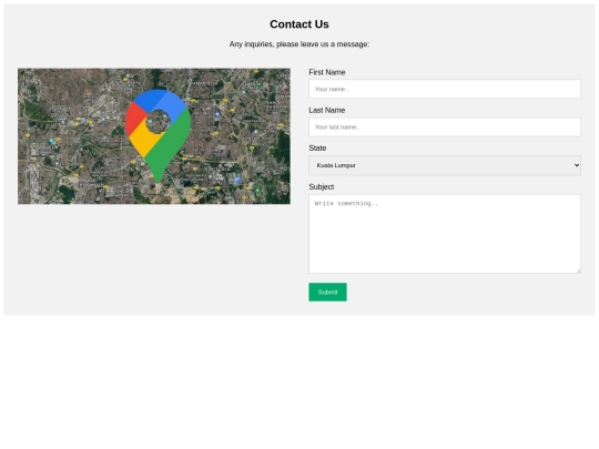 contact-us screenshot