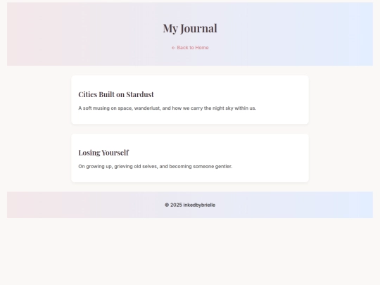blog screenshot