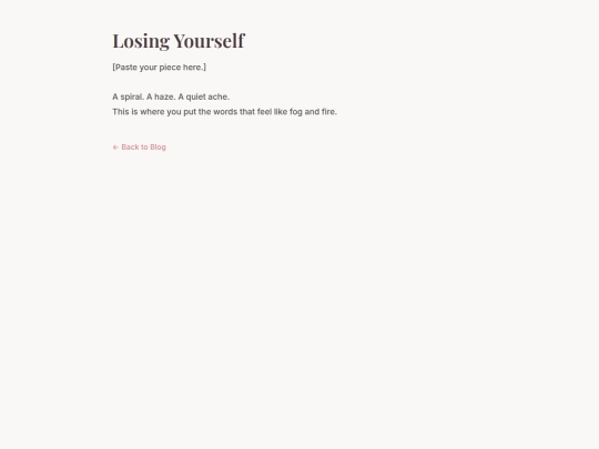 losing-yourself screenshot