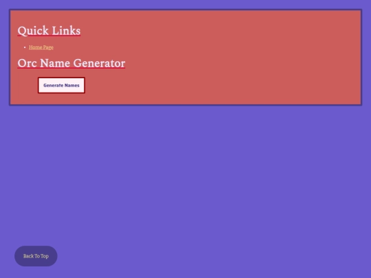Orc_Name_Gen screenshot