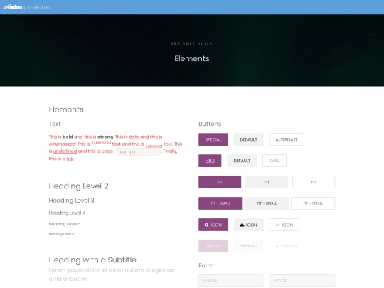 elements screenshot