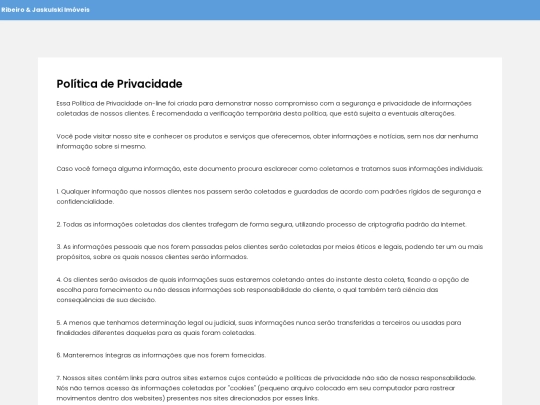 politica-privacidade screenshot