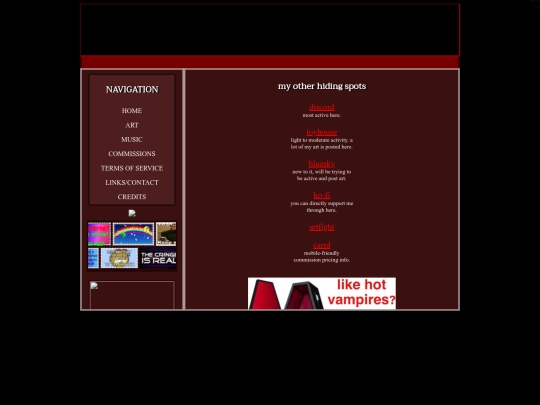 links screenshot