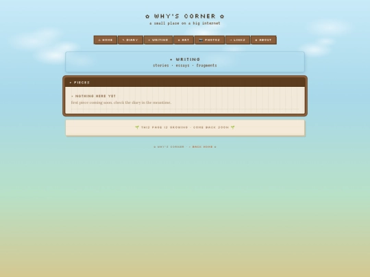 writing screenshot