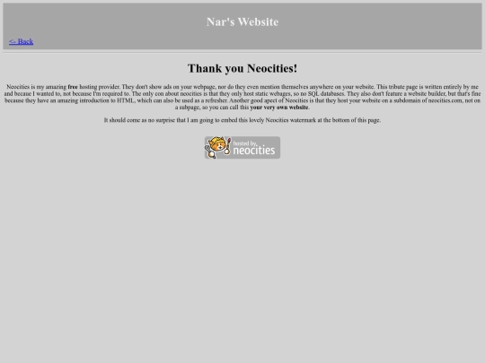 neocities screenshot